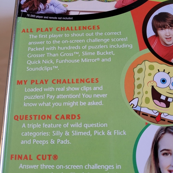 Nick Scene It Interactive DVD Game by Screenlife Complete Tin Box Edition - Picture 9 of 9